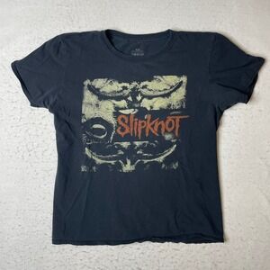 Slipknot Band T Shirt Heavy Metal Rock Music Black Short Sleeve Graphic Tee M